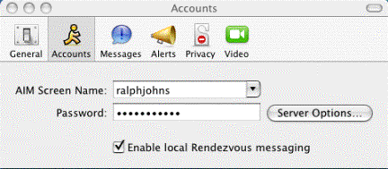 iChat Accounts