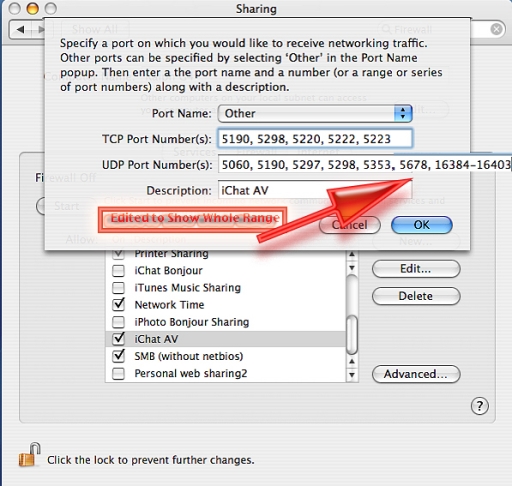 Adding Ports to Firewall