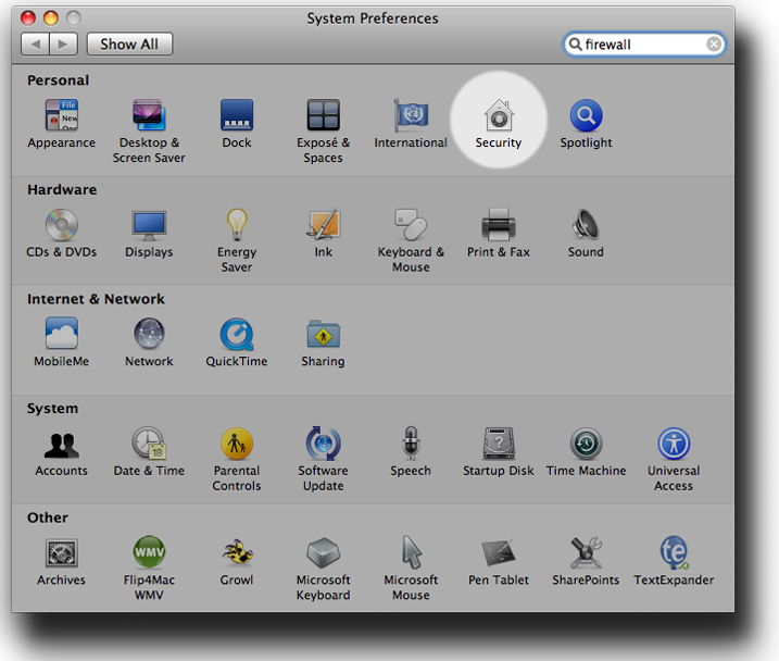 Leopard System Prefs