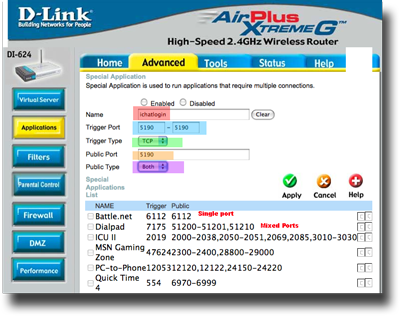 D-Link Example of Triggering