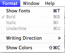  small iChat 5 View Menu pic